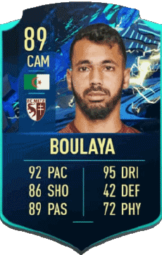 Multimedia Videospiele F I F A - Karten Spieler Algerien Farid Boulaya 