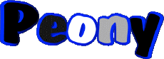 Vorname WEIBLICH  - UK - USA - IRL - AUS - NZ P Peony 