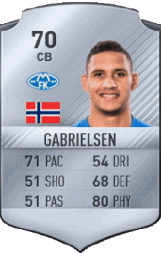 Multi Média Jeux Vidéo F I F A - Joueurs Cartes Norvège Ruben Gabrielsen 