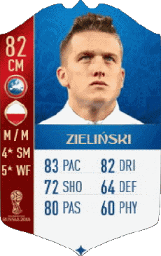 Multimedia Vídeo Juegos F I F A - Jugadores  cartas Polonia Piotr Zielinski 