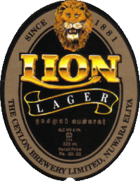 Getränke Bier Sri Lanka Lion Ceylon 