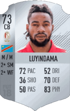 Multimedia Vídeo Juegos F I F A - Jugadores  cartas Congo Christian Luyindama 