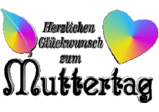 Messagi Tedesco Herzlichen Glückwunsch zum Muttertag 03 