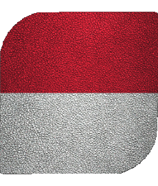 Flags Europe Monaco Square 