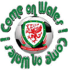 Mensajes Inglés Come on Wales Soccer 