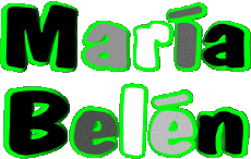 First Names FEMININE - Spain M Composed María Belén 