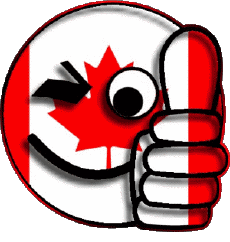 Drapeaux Amériques Canada Smiley - OK 