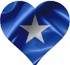 Bandiere Africa Somalia Cuore 