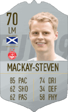 Multimedia Vídeo Juegos F I F A - Jugadores  cartas Escocia Gary Mackay-Steven 