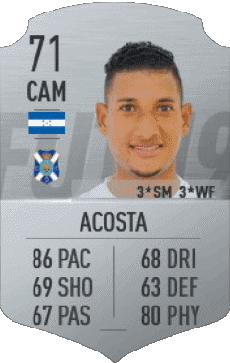 Multimedia Videospiele F I F A - Karten Spieler Honduras Bryan Acosta 