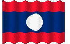 Bandiere Asia Laos Sventola 