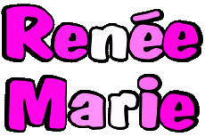 Vorname WEIBLICH - Frankreich R Renée Marie 