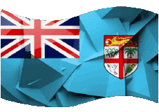 Flags Oceania Fiji Rectangle 