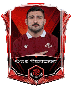 Deportes Rugby - Jugadores Georgia Equipo 2025 Giorgi Tsutskiridze 