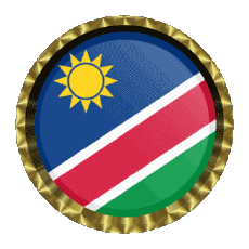 Drapeaux Afrique Namibie Rond - Anneaux 