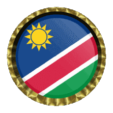 Flags Africa Namibia Round - Rings 