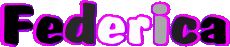 Nome FEMMINILE - Italia F Federica 