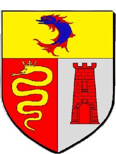 Blasone-Bandiere Francia Dipartimenti - Città 38 SEYSSINET PARISET 