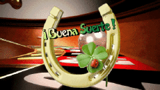 Messages Spanish Buena Suerte Animated Background 004 
