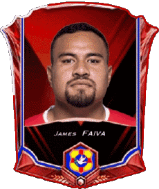 Sport Rugby - Spieler Tonga James Faiva 