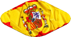 Banderas Europa España Oval 