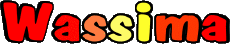 Nombre FEMENINO - Magreb Musulmán W Wassima 