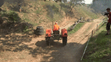 Humour - Fun Transports Tracteurs Accident Fail 
