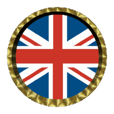 Bandiere Europa UK Rotondo - Anelli 
