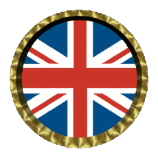 Flags Europe UK Round - Rings 