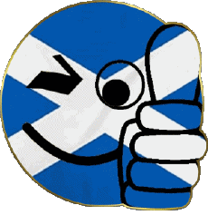 Drapeaux Europe Ecosse Smiley - OK 