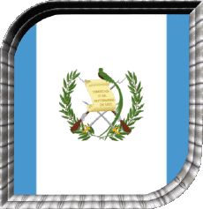 Bandiere America Guatemala Quadrato 