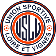 Sports FootBall Club France Logo Centre-Val de Loire 37 - Indre-et-Loire US Loire et Vignes 