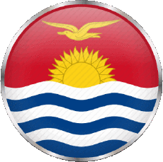 Drapeaux Océanie Kiribati Rond 