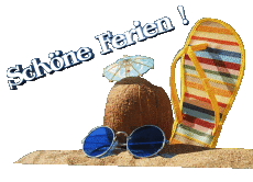 Messages German Schöne Ferien Transparent Background 14 