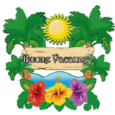 Messages Italien Buone Vacanze Fond Transparent 24 