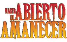 Multimedia Film Internazionale Dal Tramonto all'Alba Logo Spagnolo 