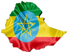 Drapeaux Afrique Ethiopie Carte 