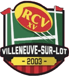 Sport Rugby Club Frankreich Logo Dept 47 RC Villeneuve XV 