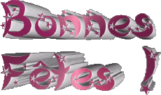 Messages French Bonnes Fêtes (Noël) Serie 04 