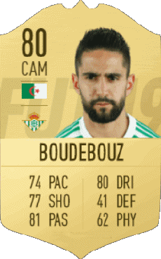 Multimedia Videogiochi F I F A - Giocatori carte Algeria Ryad Boudebouz 