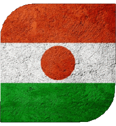 Bandiere Africa Niger Quadrato 