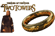 Multimedia Películas Internacional El Señor de los Anillos Las Do Torres Logotipo Inglés 