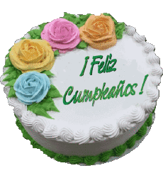 Messagi Spagnolo Feliz Cumpleaños Pasteles 007 
