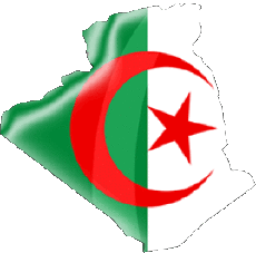 Fahnen Afrika Algerien Algerien 