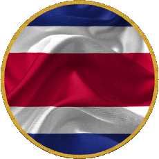 Bandiere America Costa Rica Tondo 