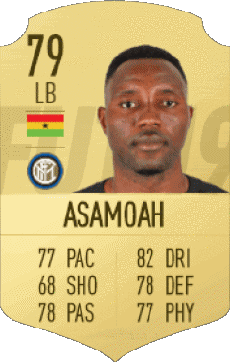 Multi Média Jeux Vidéo F I F A - Joueurs Cartes Ghana Kwadwo Asamoah 