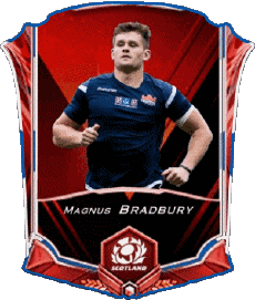 Sports Rugby - Joueurs Ecosse Magnus Bradbury 
