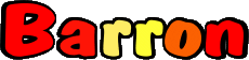 First Names MASCULINE -  UK - USA - IRL - AUS - NZ B Barron 