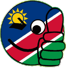 Flags Africa Namibia Smiley - OK 