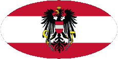 Drapeaux Europe Autriche Ovale 